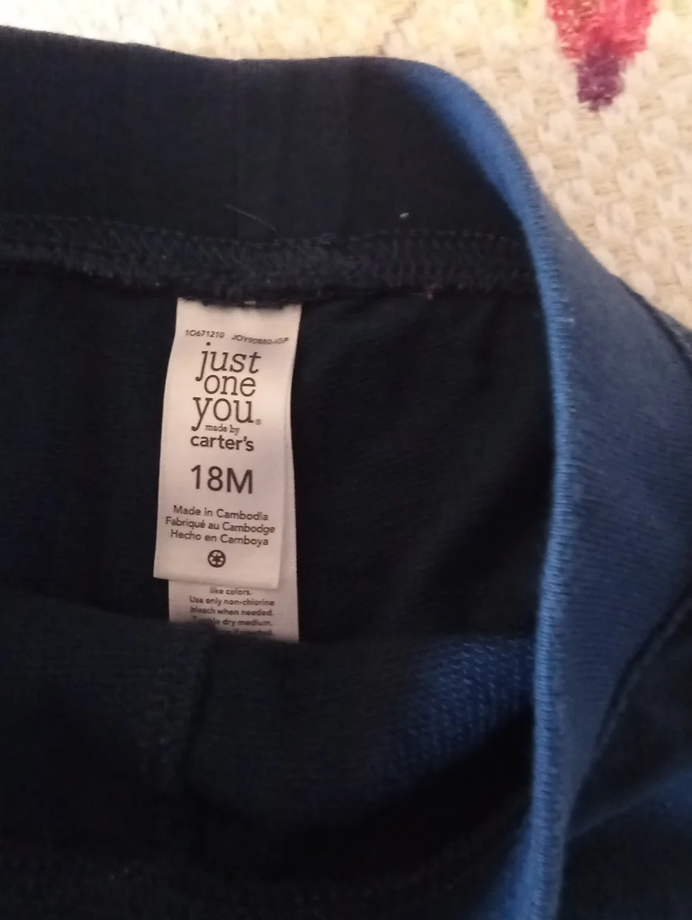 Carters soft navy